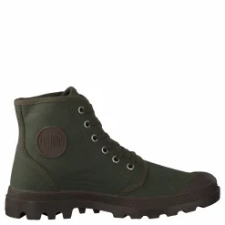 Palladium Pampa Hi Original Olive Night Grön New