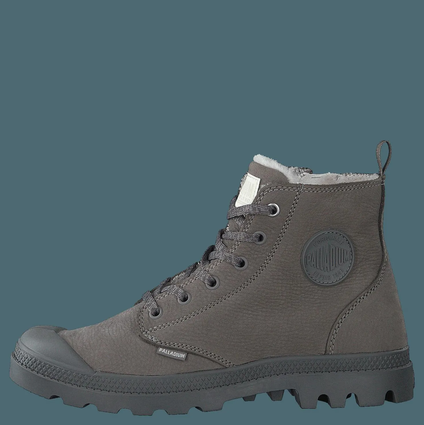 Palladium Pampa Hi Wool Zip Cloudburst Grå Best