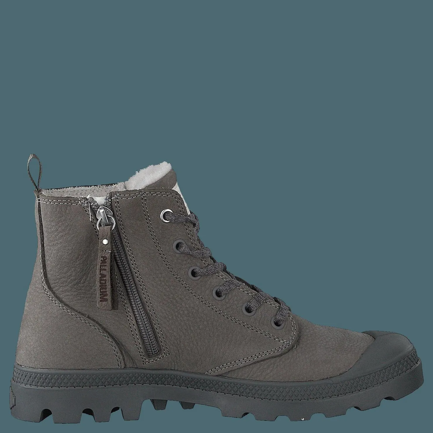 Palladium Pampa Hi Wool Zip Cloudburst Grå Best