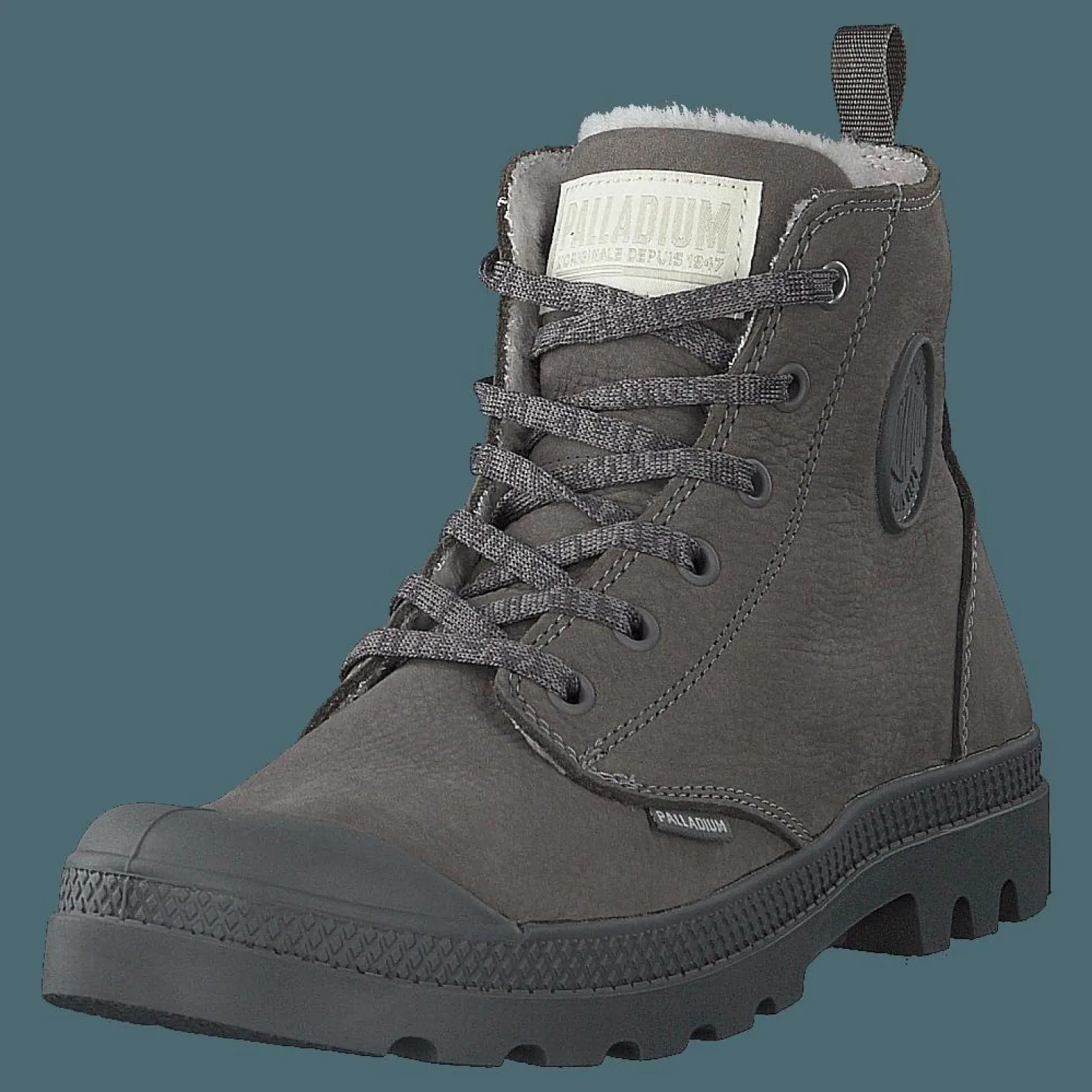 Palladium Pampa Hi Wool Zip Cloudburst Grå Best
