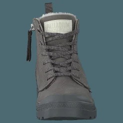 Palladium Pampa Hi Wool Zip Cloudburst Grå Best