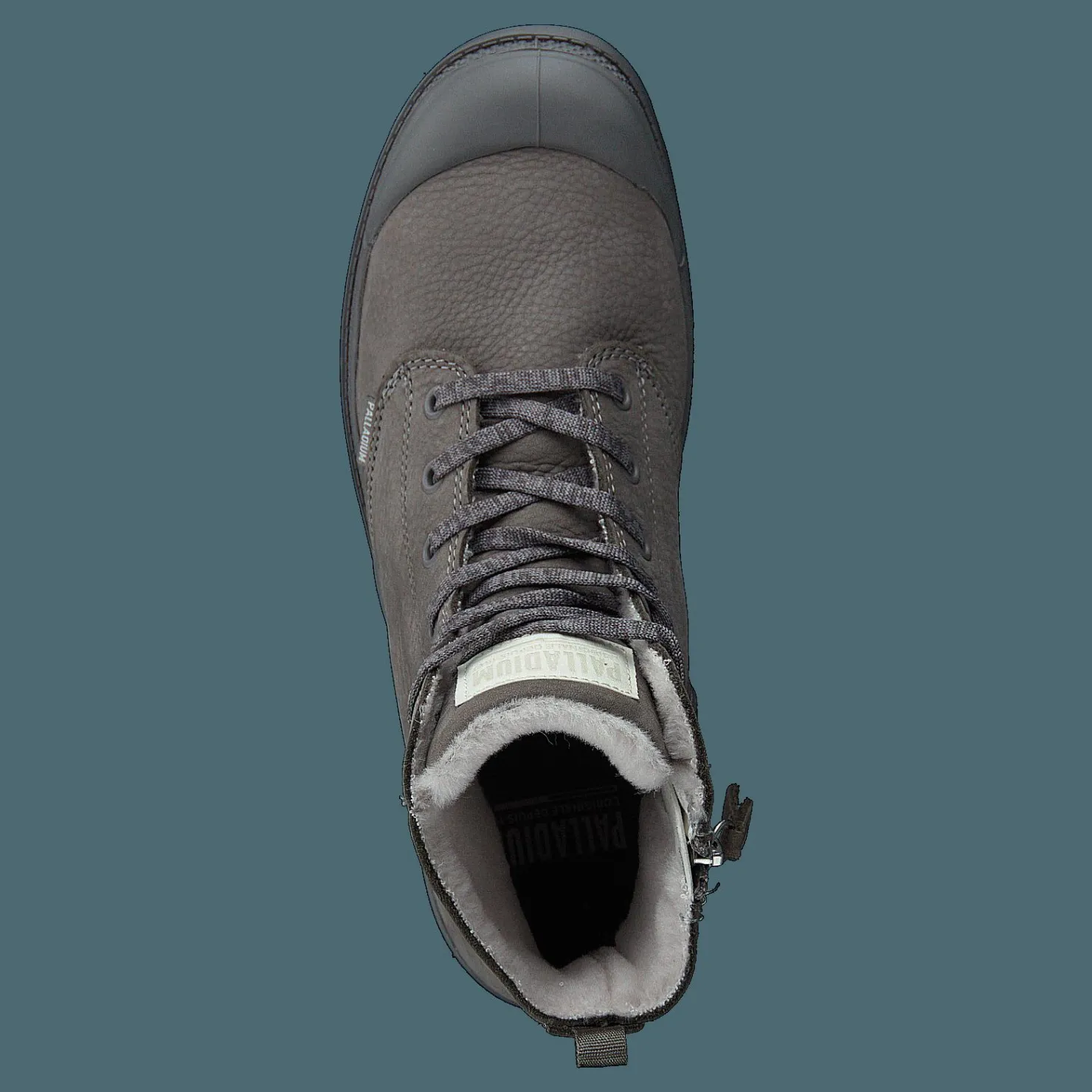 Palladium Pampa Hi Wool Zip Cloudburst Grå Best