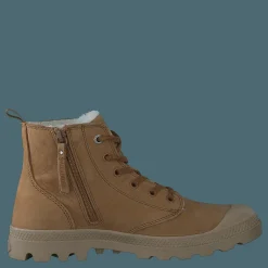 Palladium Pampa Hi Zip Wl Dear Brown Brun Sale