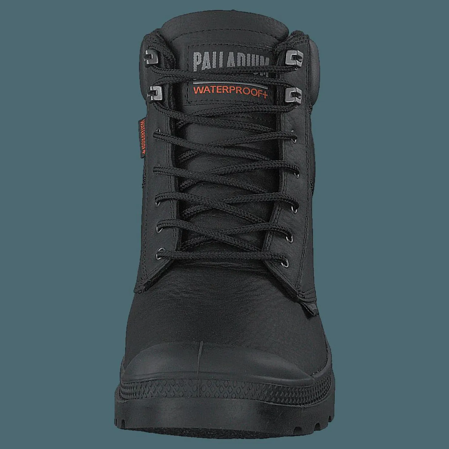 Palladium Pampa Shield Wp+ Lth Black Svart Outlet