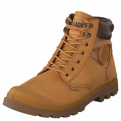 Palladium Pampa Shield Wp+ Lux Amber Gold Guld, Orange och Brun Discount