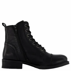 Ten Points Pandora Laced Boots Black Svart Outlet