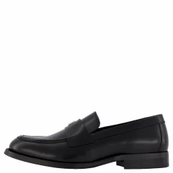 Tommy Hilfiger Party Abrasivato Leather Loafe Black Svart Outlet