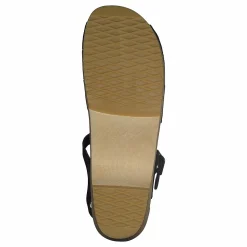 Swedish Hasbeens Peep Toe Low Black Beige och Grå Discount