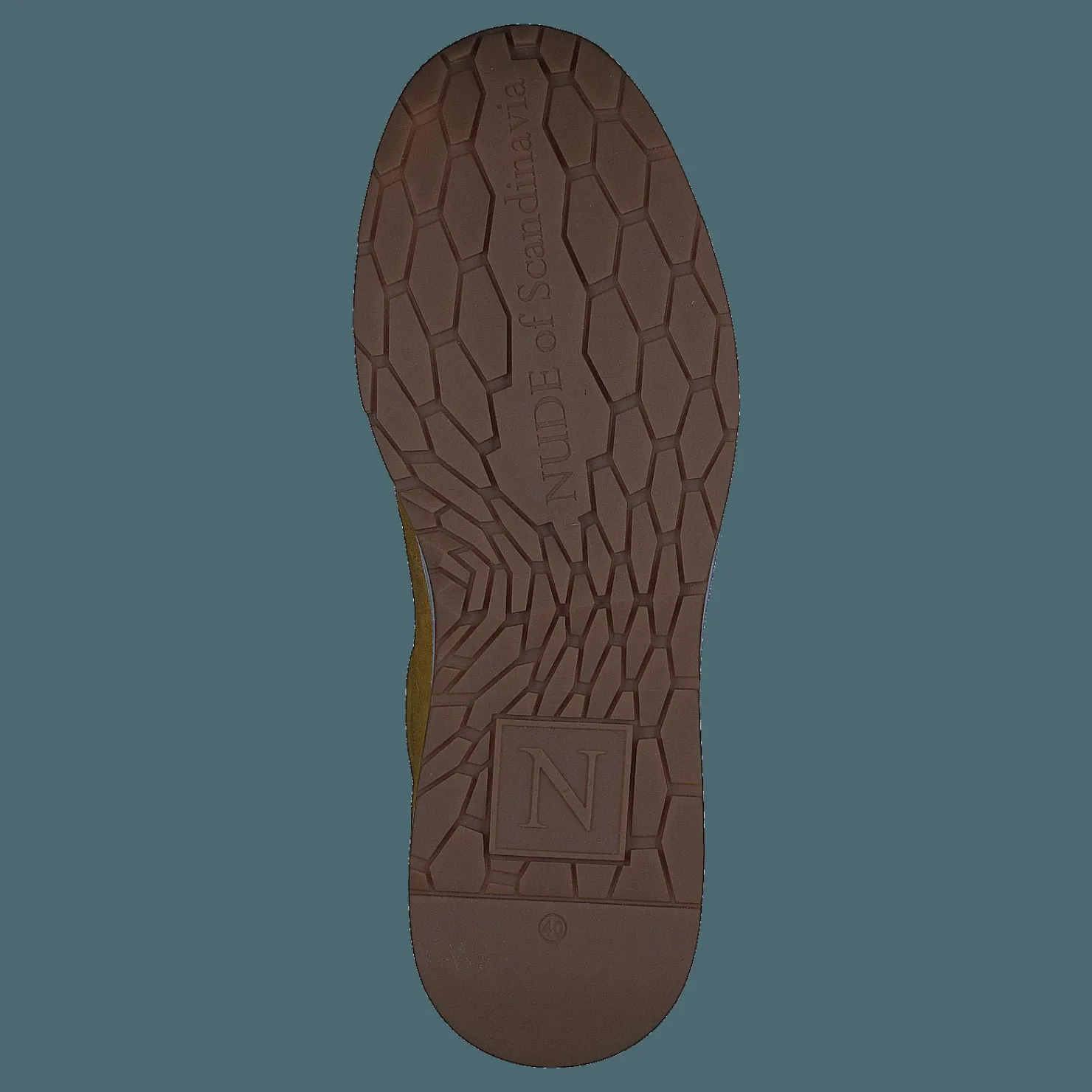 Nude of Scandinavia Peggy Velour Amber Gul och Brun Outlet