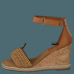 Gant Pelicanbay Wedge Sandal G224 - Fudge Caramel Brun Clearance
