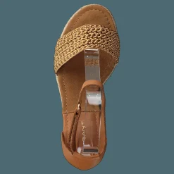 Gant Pelicanbay Wedge Sandal G224 - Fudge Caramel Brun Clearance