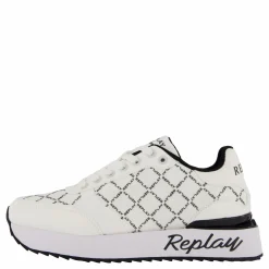 Replay Penny Cross Sneaker White Vit Discount
