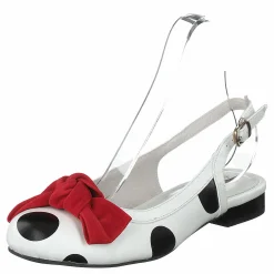 Lola Ramona Penny White/black Dots Vit Clearance