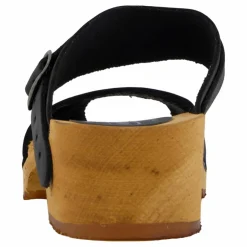Mohedatoffeln Petra Nubuck Black Svart Outlet