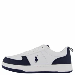 Ralph Lauren Junior Polo Court Ii C-white Tumbled/navy Blå och Vit Best