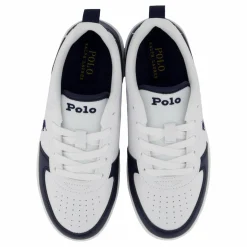 Ralph Lauren Junior Polo Court Ii C-white Tumbled/navy Blå och Vit Best