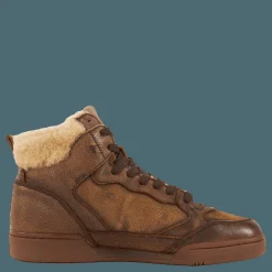 Polo Ralph Lauren Polo Crt Hgh-sneakers-low Top  Brown Brun New