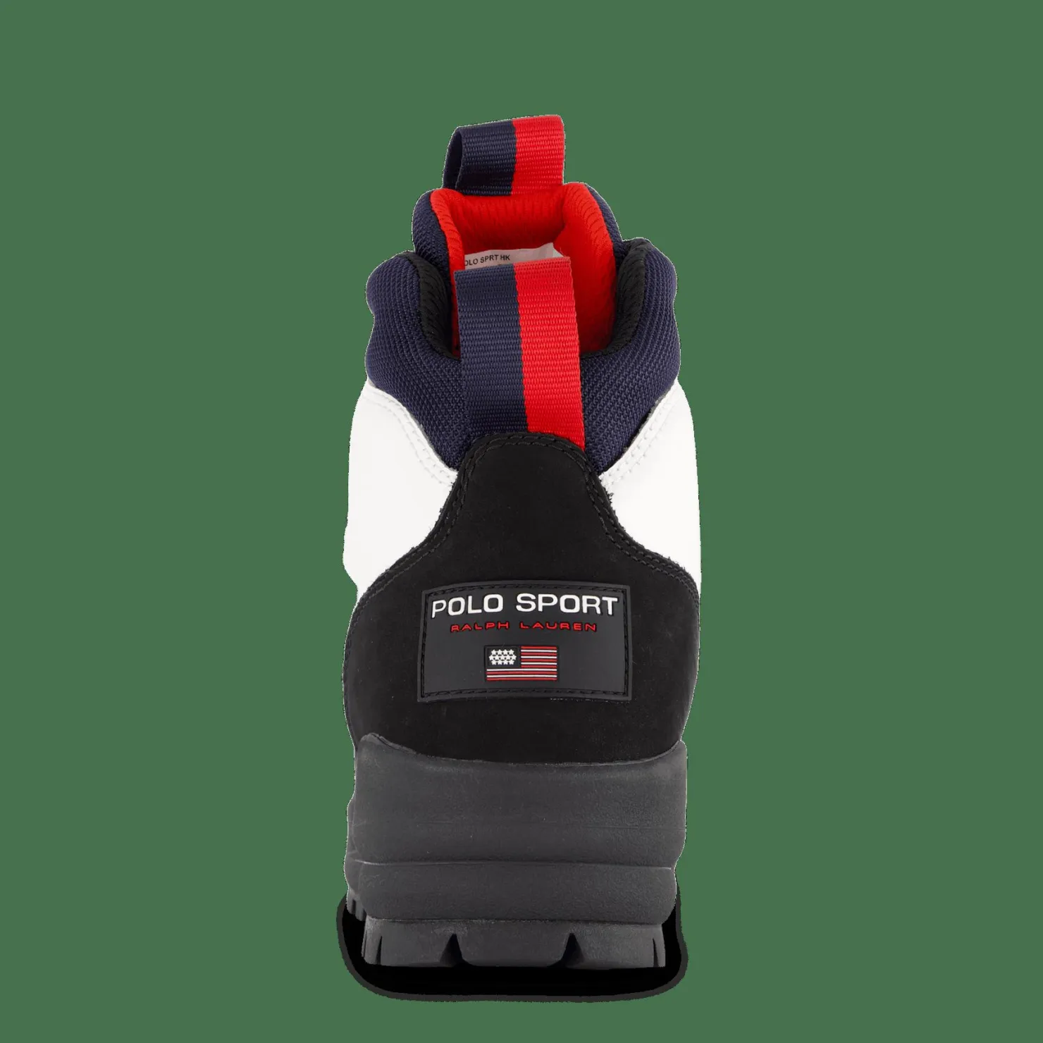 Polo Ralph Lauren Polo Sport Hiker Leather Boot White / Navy / Red Svart och Vit Discount