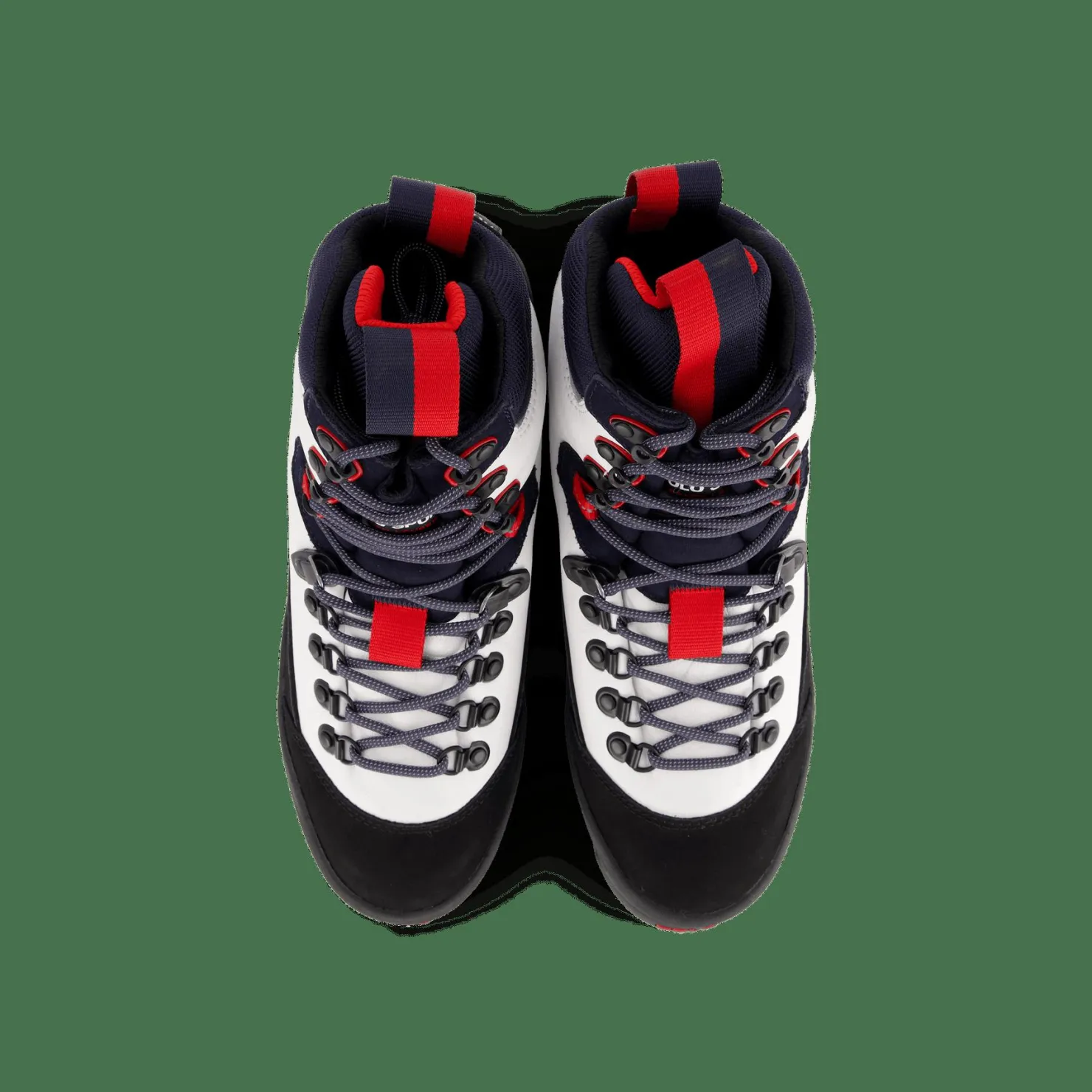 Polo Ralph Lauren Polo Sport Hiker Leather Boot White / Navy / Red Svart och Vit Discount