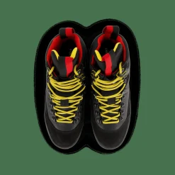 Polo Ralph Lauren Polo Sport Hiker Leather Boot Black / Yellow / Red Svart Best