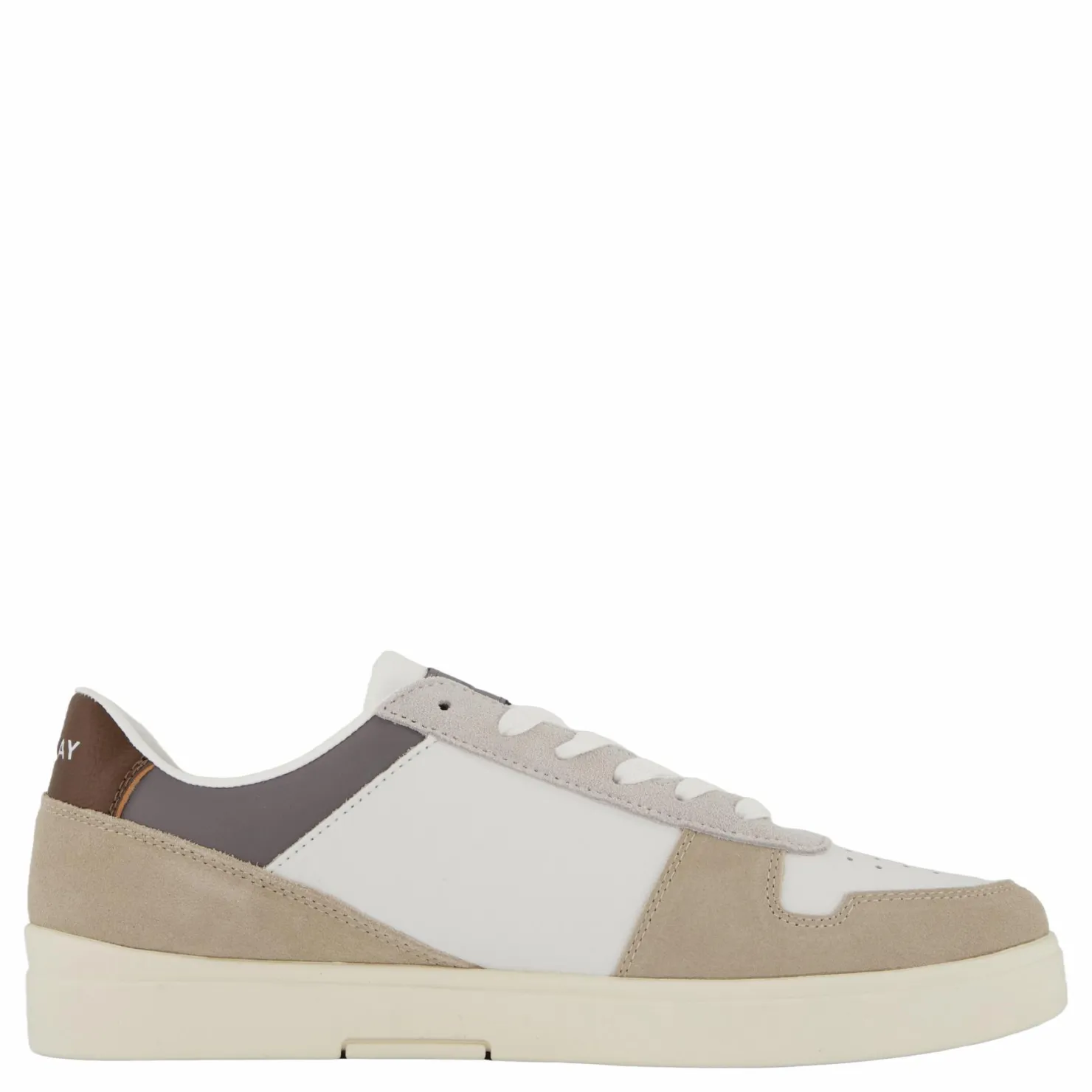 Replay Polys Court 3 Sneaker White Beige New
