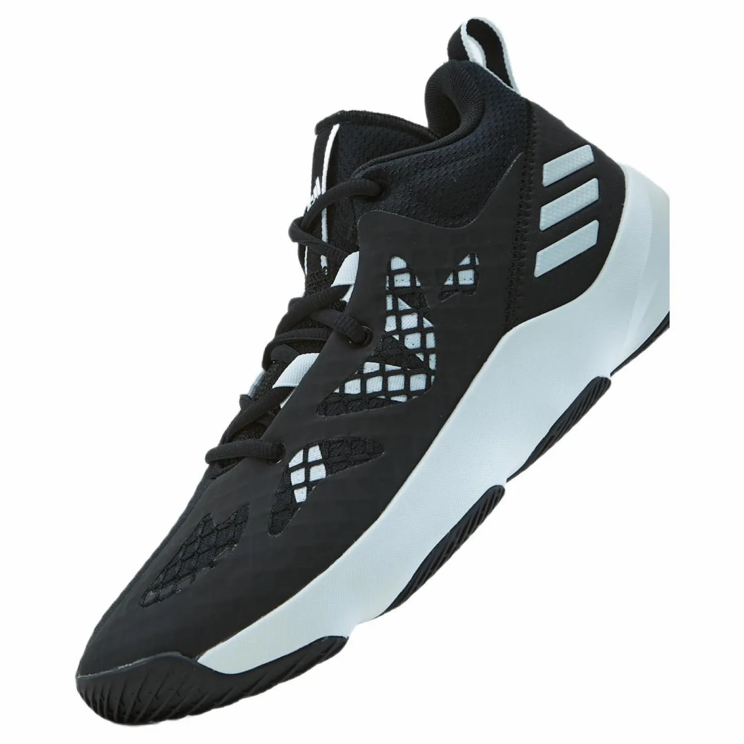 adidas Pro N3XT 2021 Shoes Core Black / Cloud White / Silver Metallic Svart New