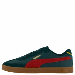 Puma Club Ii Era Year Of Sport Dark Myrtle-intense Red-gum Flerfärgad, Grön och Röd Discount