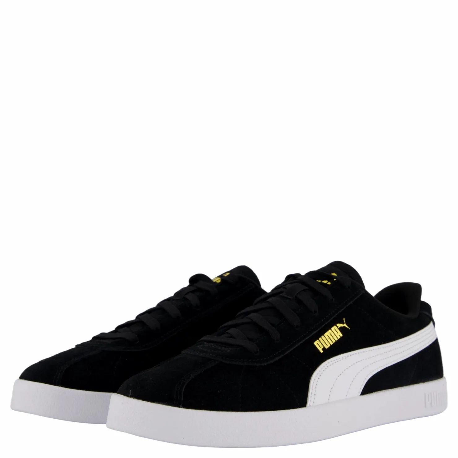 Puma Club Ii Black- White- Gol Svart
