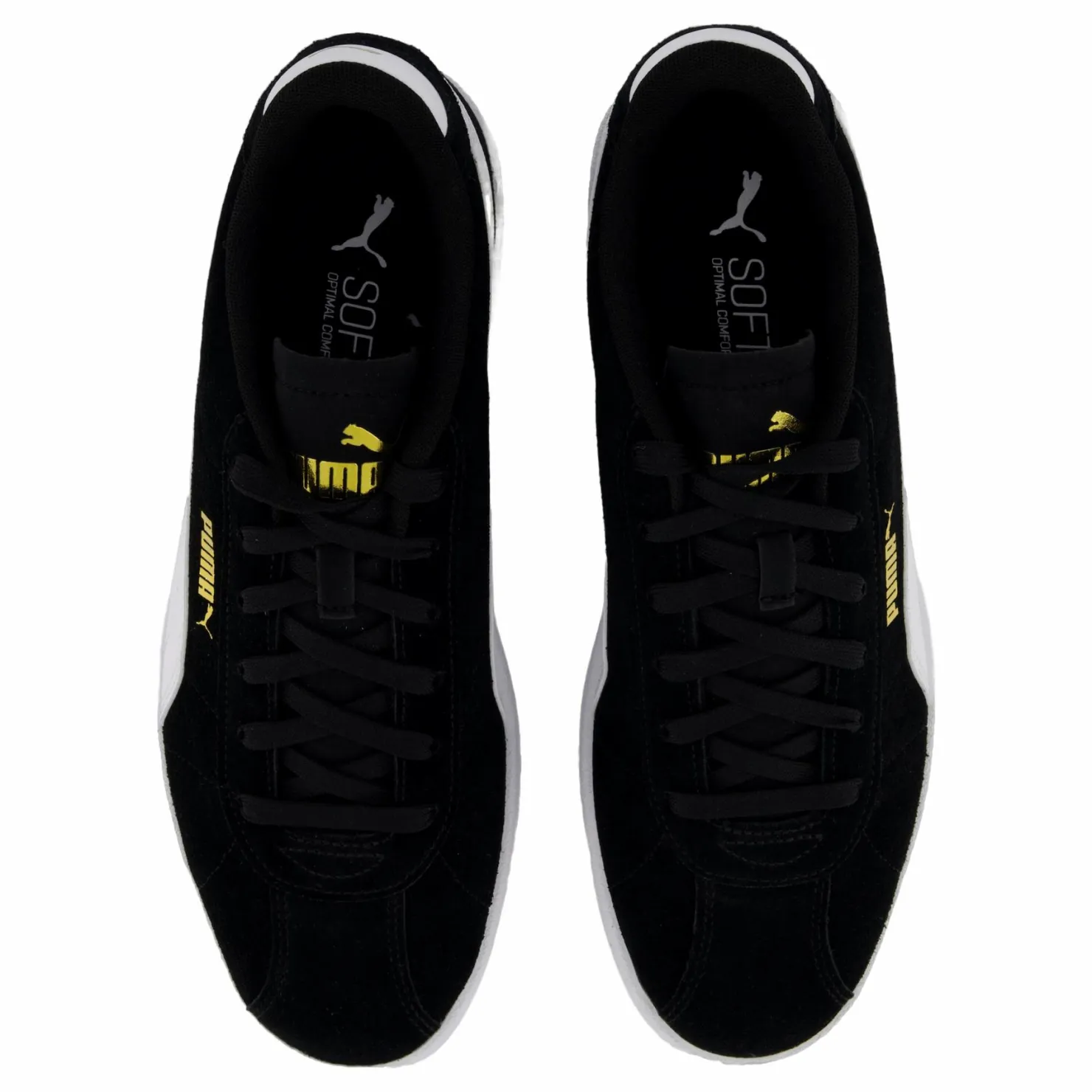 Puma Club Ii Black- White- Gol Svart