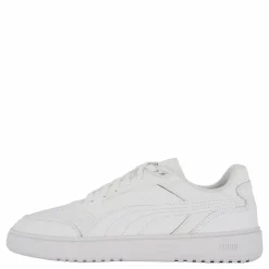 Puma Doublecourt White-cool Light Gray Vit Outlet