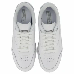 Puma Doublecourt White-cool Light Gray Vit Outlet
