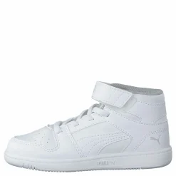 Puma Rebound Layup Sl V Inf White- Black-gray Violet Vit Best