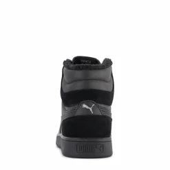Puma Shuffle Mid Fur Black- Black-steel Gr Svart New
