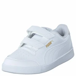 Puma Shuffle V Ps White-grayviolet-teamgold Guld och Vit Outlet