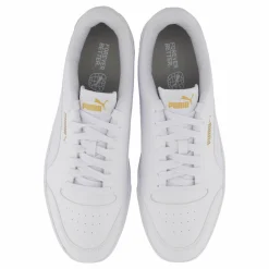 Puma Shuffle White-white-teamgold Guld och Vit