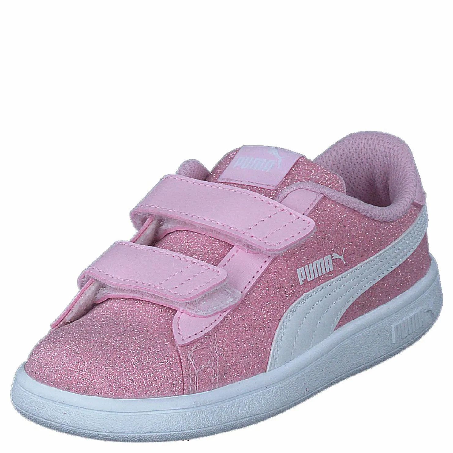 Puma Smash V2 Glitz Glam V Inf Pearl Pink- White Rosa Hot