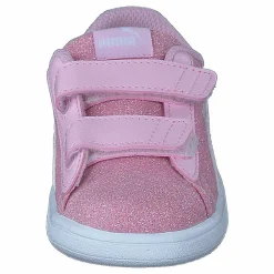 Puma Smash V2 Glitz Glam V Inf Pearl Pink- White Rosa Hot