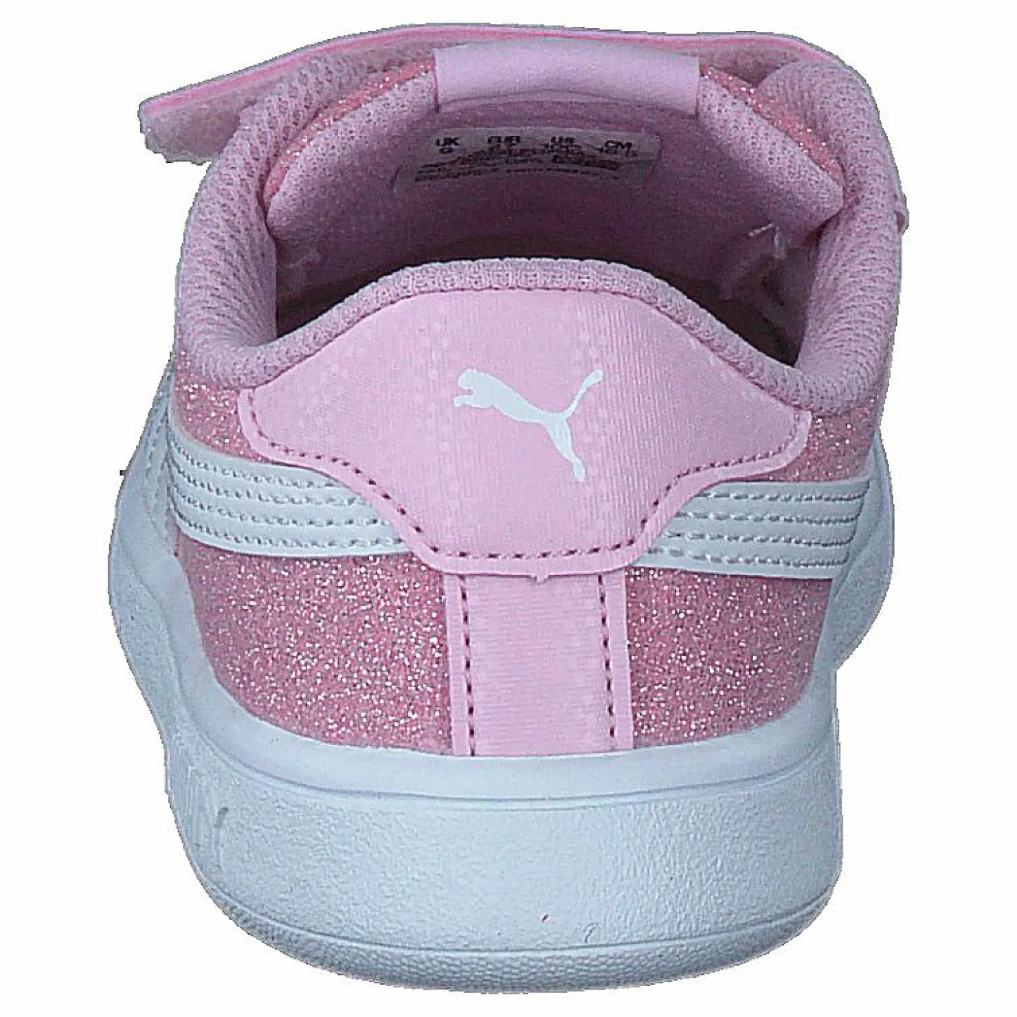 Puma Smash V2 Glitz Glam V Inf Pearl Pink- White Rosa Hot