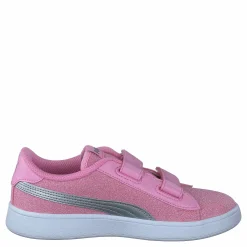 Puma Smash V2 Glitz Glam V Ps Prism Pink- Silver Rosa Discount