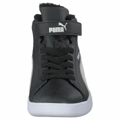 Puma Smash V2 Mid L Fur V Ps Black- White Svart Best