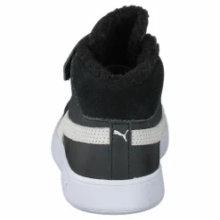 Puma Smash V2 Mid L Fur V Ps Black- White Svart Best