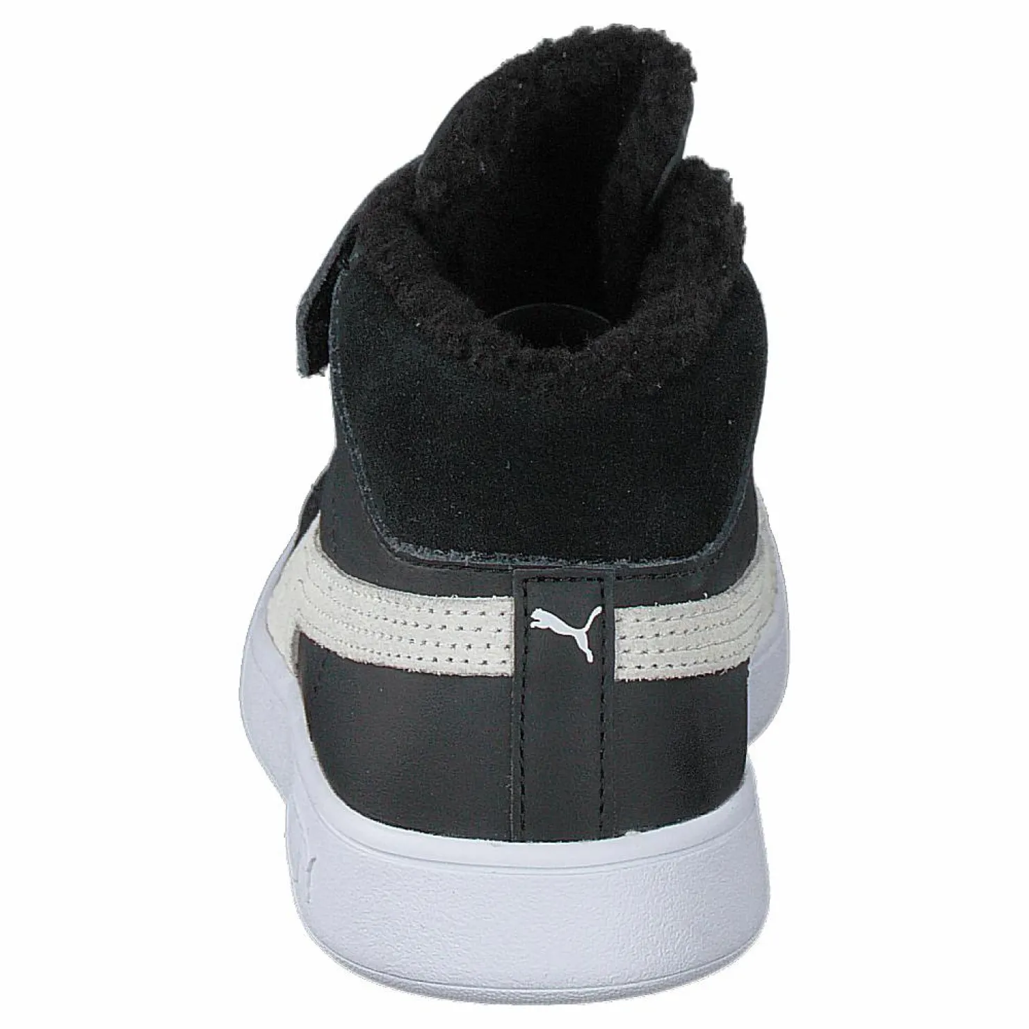 Puma Smash V2 Mid L Fur V Ps Black- White Svart Best