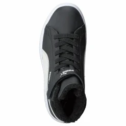 Puma Smash V2 Mid L Fur V Ps Black- White Svart Best