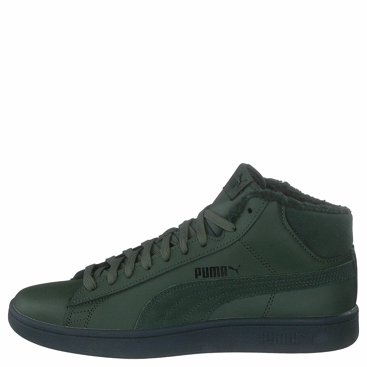 Puma Smash V2 Mid Wtr L Dark Green/Black Svart Best