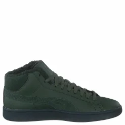 Puma Smash V2 Mid Wtr L Dark Green/Black Svart Best