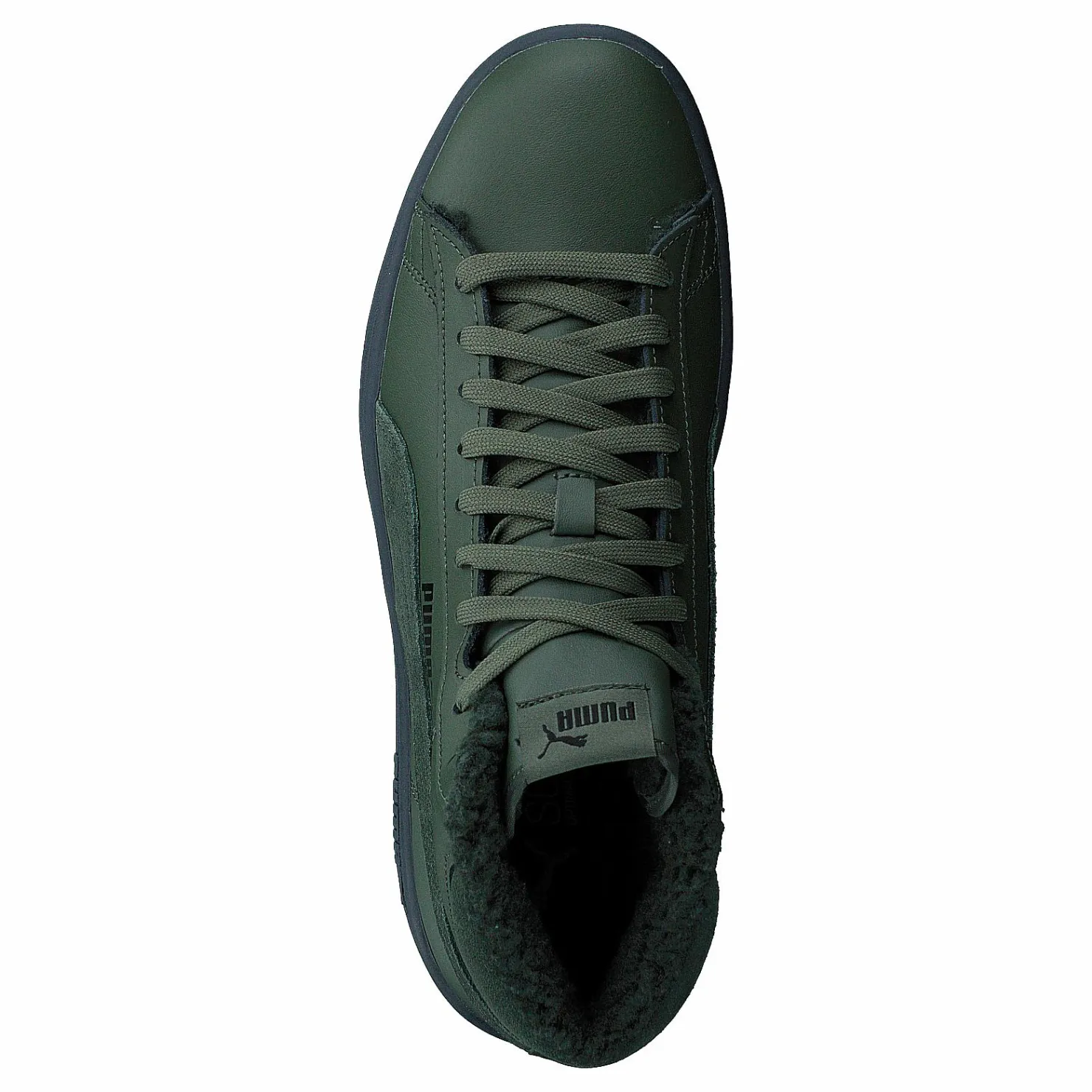 Puma Smash V2 Mid Wtr L Dark Green/Black Svart Best