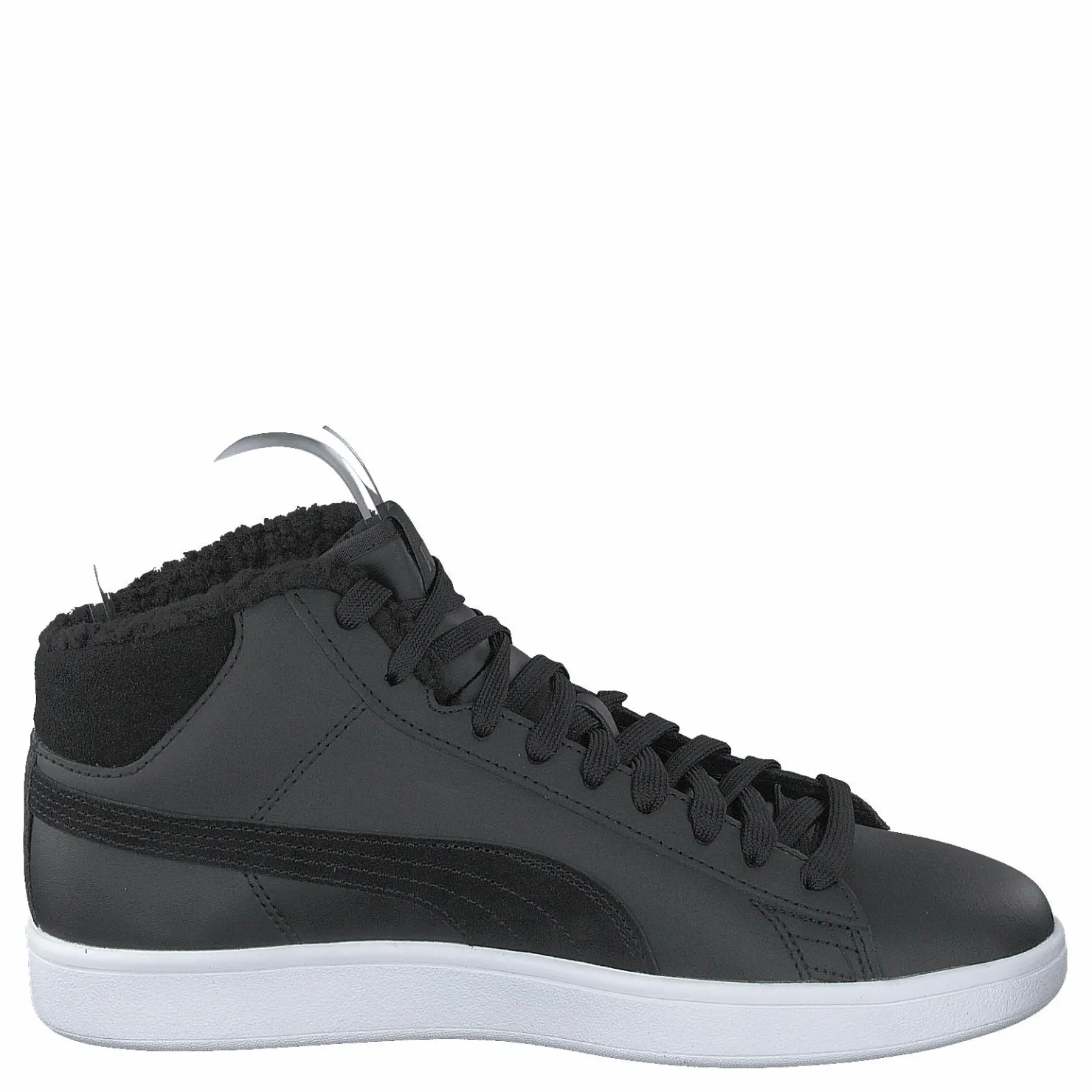 Puma Smash V2 Mid Wtr L Black-dark Shadow- White Svart Clearance
