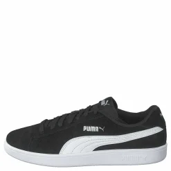 Puma Smash V2 Black- White-silver Svart Sale