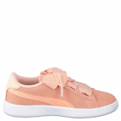 Puma Smash V2 Ribbon Ac Ps Peach Bud-bright Peach Rosa och Beige Sale