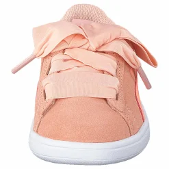 Puma Smash V2 Ribbon Ac Ps Peach Bud-bright Peach Rosa och Beige Sale